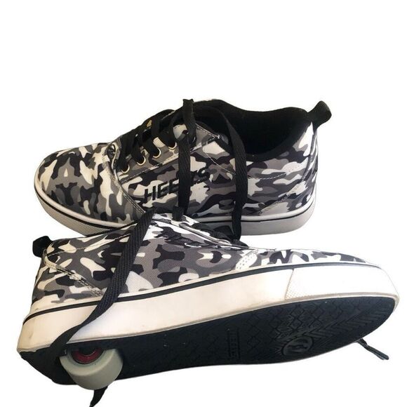Heelys Pro 20 Prints Skate Shoe Camo Gray Black Model HES10336 Adult Size 7 Mens - Picture 1 of 9